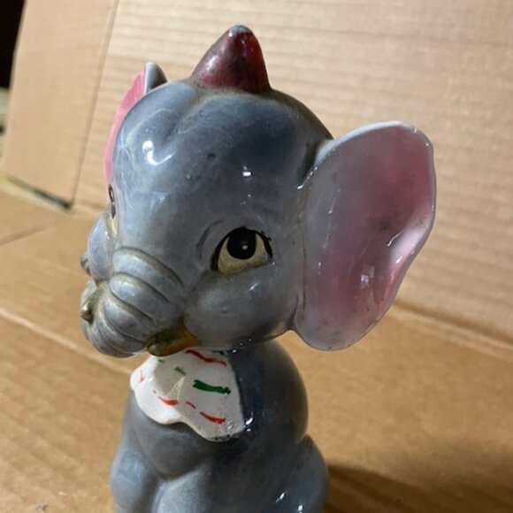 Vintage Nodder Bobblehead Elephant 1950's - Picture 3 of 13